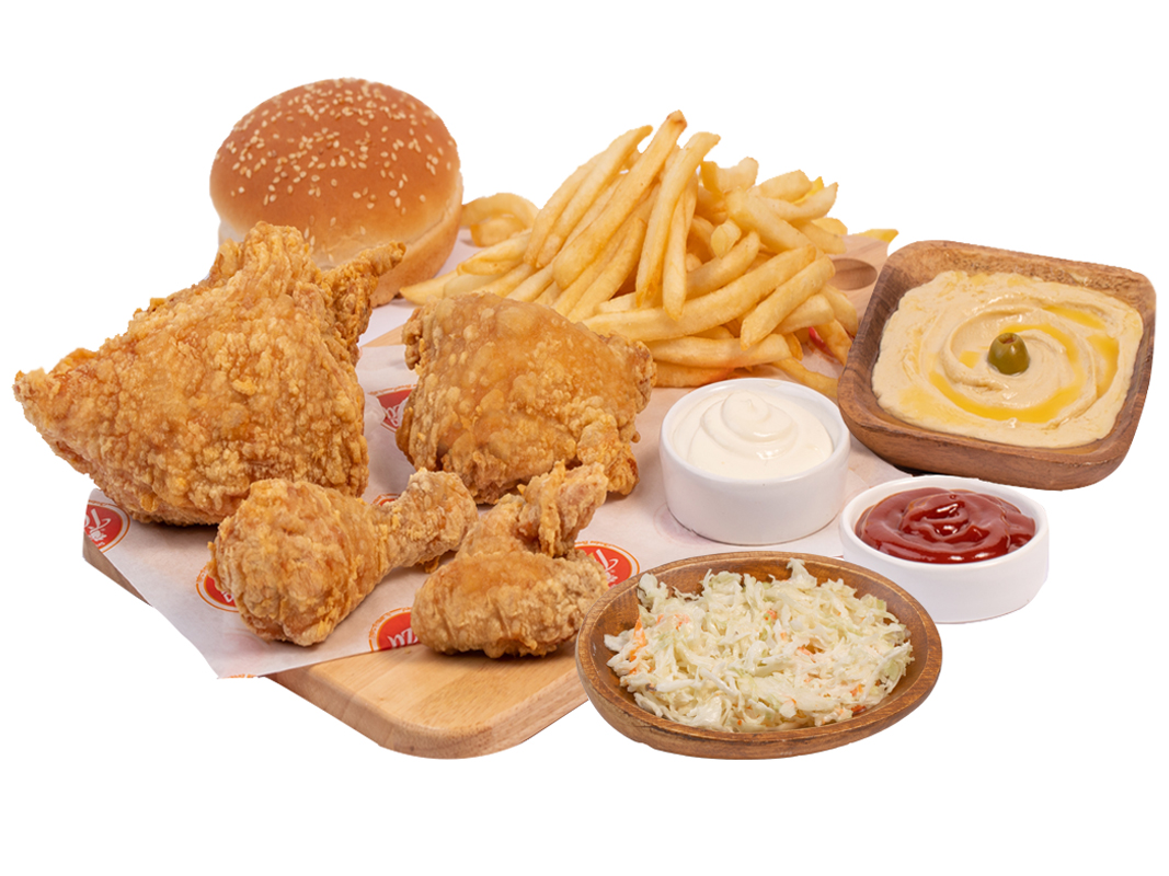 Broast Combo - Coleslaw or Hummus